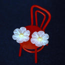 [ACCESSORY] CLOTH FLOWER GOFUN (WHITE) | TSUMAMI KANZASHI