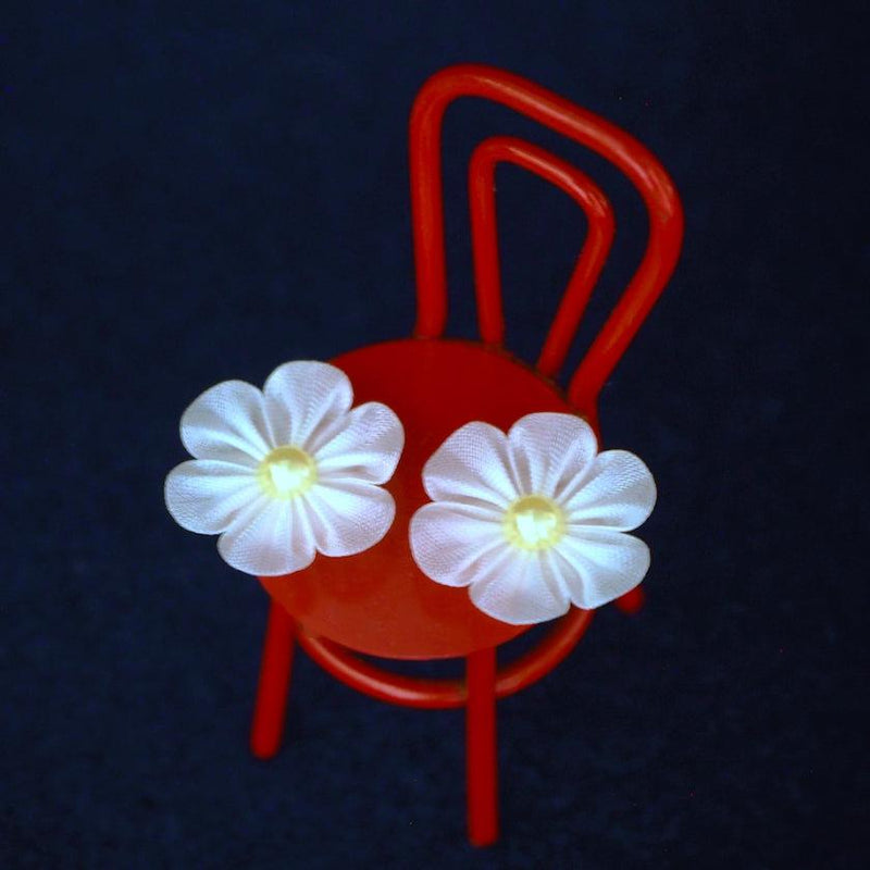 [ACCESSORY] CLOTH FLOWER GOFUN (WHITE) | TSUMAMI KANZASHI