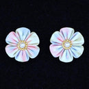 [ACCESSORY] CLOTH FLOWER LIBERTY PRINT WILTSHIRE (LIGHT PINK) | TSUMAMI KANZASHI