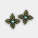[ACCESSORY] CLOTH FLOWER LIGHT KHAKI | TSUMAMI KANZASHI | e TSUMAMI