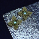 [ACCESSORY] CLOTH FLOWER LIGHT KHAKI | TSUMAMI KANZASHI | e TSUMAMI