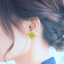 [ACCESSORY] CLOTH FLOWER SUNNY YELLOW | TSUMAMI KANZASHI | e TSUMAMI