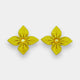 [ACCESSORY] CLOTH FLOWER CANARY COLORS | TSUMAMI KANZASHI | e TSUMAMI