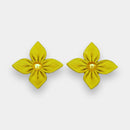 [ACCESSORY] CLOTH FLOWER CANARY COLORS | TSUMAMI KANZASHI | e TSUMAMI