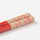 [CHOPSTICKS] KAZE RED (1SET) | 18 ZEN | LACQUERWARE