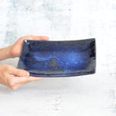 [SQUARE PLATE] INDIGO B (M) | OTANI WARE | ONISHI TOKI