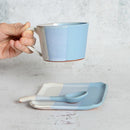 [TEA SET] -3 COLOR- CUP & SAUCER, SPOON | OTANI WARE | ONISHI TOKI