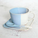 [TEA SET] -3 COLOR- CUP & SAUCER, SPOON | OTANI WARE | ONISHI TOKI