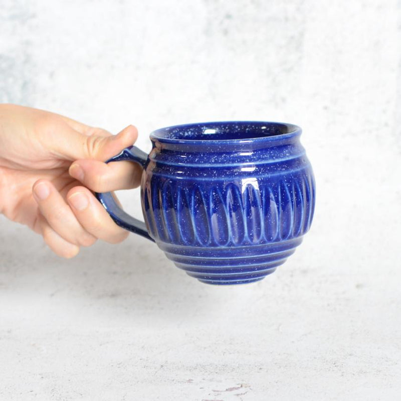 [mug] lapis glaze | Otaniyaki Tamura 1784 | Otani Ware.