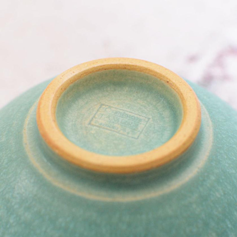 [飯碗]綠松石藍色| Otaniyaki Tamura 1784 | Otani Ware.