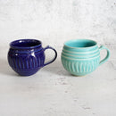 [MUG 2 PIECES SET] TURQUOISE BLUE & LAPIS GLAZE | OTANI WARE | OTANIYAKI TAMURA 1795