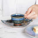 [DEMITASSE CUP & SAUCER] RURI KARATSU | UMEZATO GAMA | OTANI WARE
