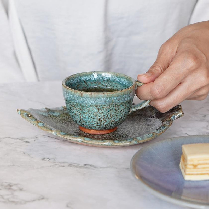 [Demitasse Cup＆Saucer] Hekiryoku Karatsu | Umezato Gama | Otani Ware.