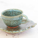 [DEMITASSE CUP & SAUCER] HEKIRYOKU KARATSU | UMEZATO GAMA | OTANI WARE