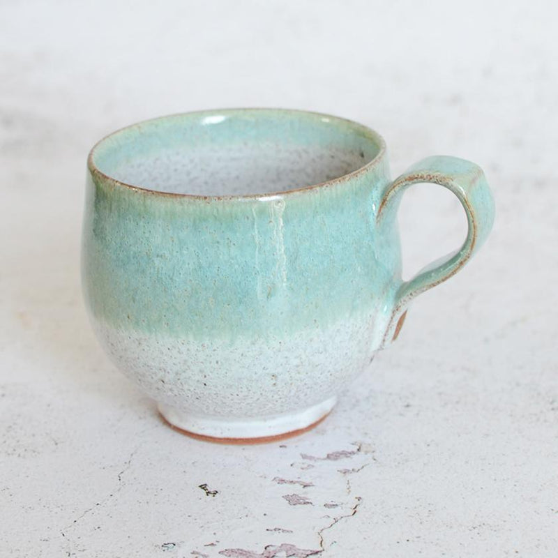 [COFFEE CUP] WHITE KARATSU | UMEZATO GAMA | OTANI WARE[Made to order: approx. 2 months delivery time]
