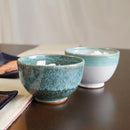 WHITE KARATSU & HEKIRYOKU KARATSU 2-PIECE BOWL SET | OTANI WARE