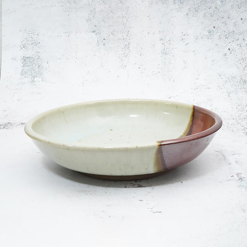 [BOWL] TWO-TONE COLOR (SHALLOW) | MORI TOKI | OTANI WARE