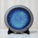 [PLATE] INDIGO (SPACE, RIM) | MORI TOKI | OTANI WARE