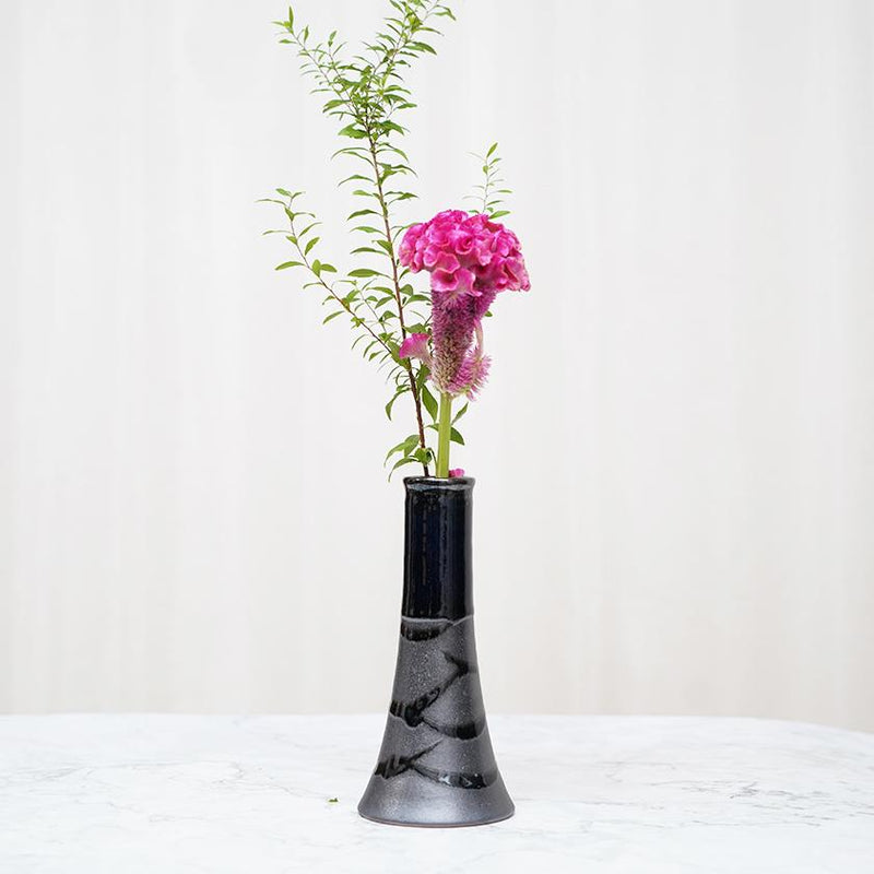 [VASE] INDIGO A (ONE-OF-A-KIND) | MORI TOKI | OTANI WARE