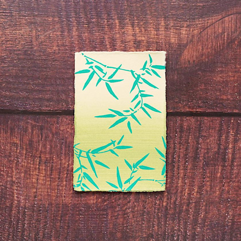 [POST CARDS] BAMBOO GRASS GREEN (1PIECE) | KARAGEN | KARAKAMI