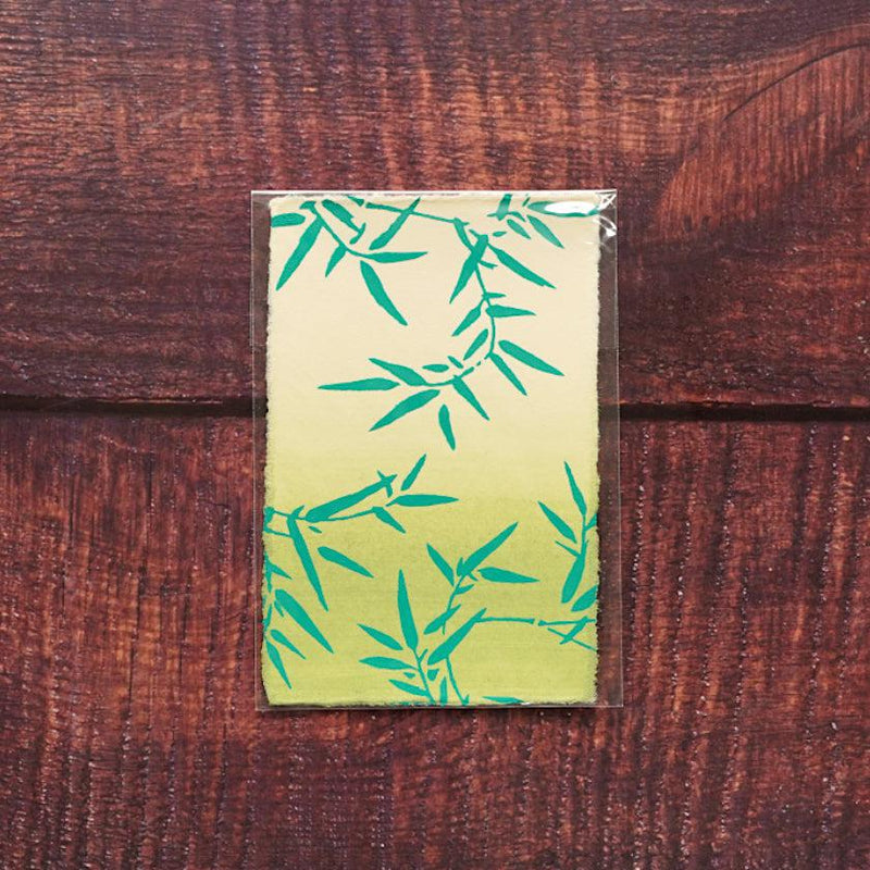 [POST CARDS] BAMBOO GRASS GREEN (1PIECE) | KARAGEN | KARAKAMI