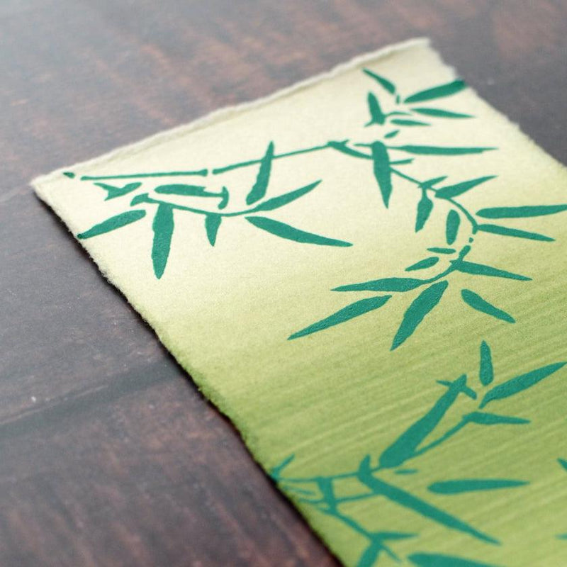 [POST CARDS] BAMBOO GRASS GREEN (1PIECE) | KARAGEN | KARAKAMI