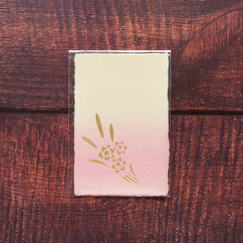 [POST CARDS] NARCISSUS PINK (1PIECE) | KARAGEN | KARAKAMI