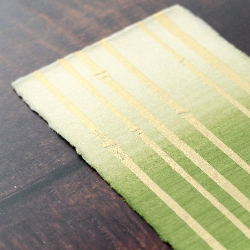 [明信片]竹綠色（1件）| karagen | karakami.