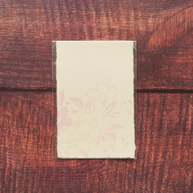 [POST CARDS] CHERRY BLOSSAM WHITE (1PIECE) | KARAGEN | KARAKAMI