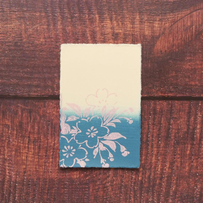 [POST CARDS] CHERRY BLOSSAM BLUE (3PIECES) | KARAGEN | KARAKAMI