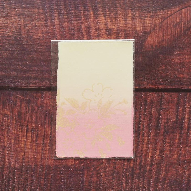 [明信片]櫻花粉紅色（3件）| karagen | karakami.