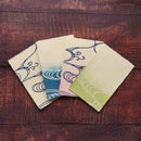 [POST CARDS] WATER 4 COLOR SET (WHITE, BLUE, PINK, GREEN) | KARAGEN | KARAKAMI
