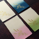 [POST CARDS] NARCISSUS 4 COLOR SET (WHITE, BLUE, PINK, GREEN) | KARAGEN | KARAKAMI