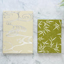 [STATIONERY] RED STAMP BOOK BAMBOO GRASS GREEN | KARAGEN | KARAKAMI