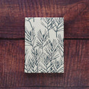 [STATIONERY] RED STAMP BOOK PINE TREE WHITE | KARAGEN | KARAKAMI