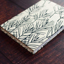 [STATIONERY] RED STAMP BOOK PINE TREE WHITE | KARAGEN | KARAKAMI