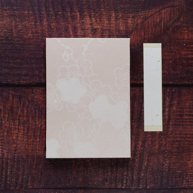 [STATIONERY] RED STAMP BOOK PLUM WHITE | KARAGEN | KARAKAMI