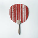 [HAND FAN] UCHIWA BAMBOO RED (L) | KARAGEN | KARAKAMI