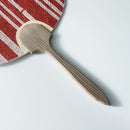 [HAND FAN] UCHIWA BAMBOO RED (L) | KARAGEN | KARAKAMI
