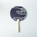 [HAND FAN] UCHIWA WATER BLUE (S) | KARAGEN | KARAKAMI