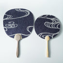 [HAND FAN] UCHIWA WATER BLUE (S) | KARAGEN | KARAKAMI