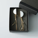 [PIERCED EARRINGS] HALF-MOON | IMARI-ARITA WARES | 6.KILN