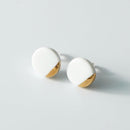 [PIERCED EARRINGS] MOON | IMARI-ARITA WARES | 6.KILN
