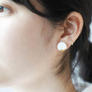 [PIERCED EARRINGS] MOON | IMARI-ARITA WARES | 6.KILN