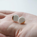 [PIERCED EARRINGS] MOON | IMARI-ARITA WARES | 6.KILN