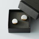 [PIERCED EARRINGS] MOON | IMARI-ARITA WARES | 6.KILN