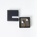 [PIERCED EARRINGS] WHITE PORCELAIN GOLD | IMARI-ARITA WARES | 6.KILN