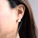 [PIERCED EARRINGS] WHITE PORCELAIN GOLD | IMARI-ARITA WARES | 6.KILN