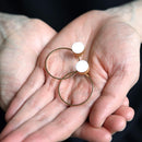 [PIERCED EARRINGS] WHITE PORCELAIN GOLD | IMARI-ARITA WARES | 6.KILN