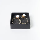[PIERCED EARRINGS] WHITE PORCELAIN GOLD | IMARI-ARITA WARES | 6.KILN